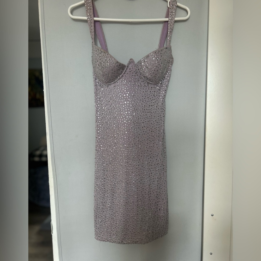Oh Polly Glittering Pink Dress